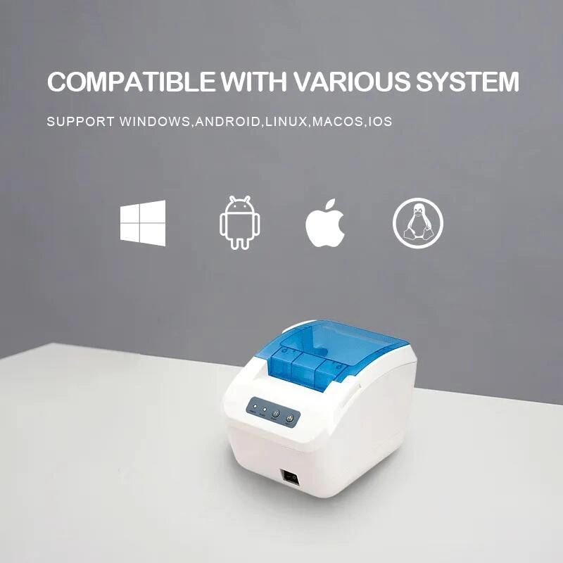 3 Inch Competitive Price 80mm Thermal Label Inkless Barcode Printer