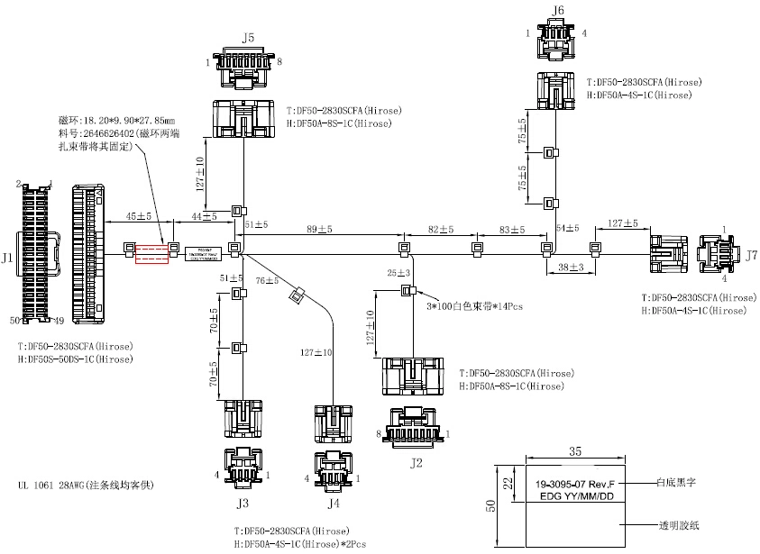 Us UL Certified Wiring Harness Application for Electrical Cabinets Control Box with Ipc620