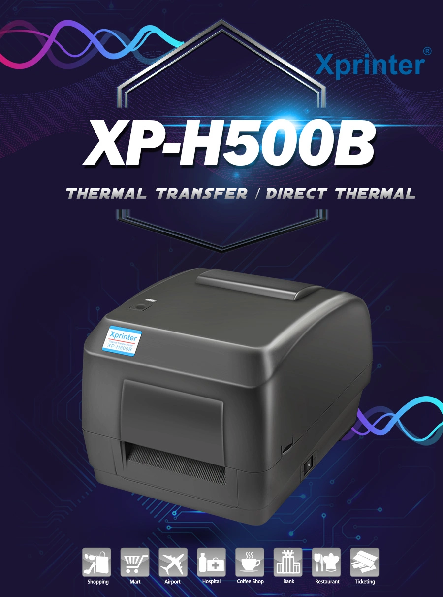 Xprinter XP-H500B 4 Inches Smart Barcode Label Printer for Express