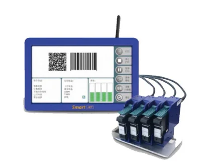 Impressora a jato de tinta industrial totalmente automática Máquina de codificação matricial DOT