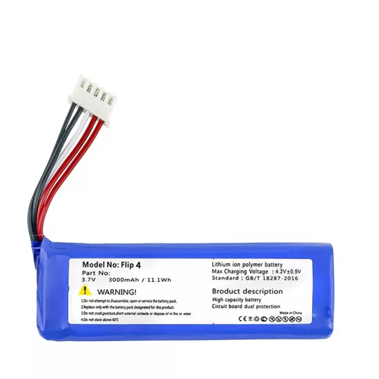 Nova bateria de substituição OEM para J Bl Speaker Flip3 Gsp872693 3.7V 3000mAh Bateria Bluetooth GPS Flip3 Lithium Ion Polymer Battery