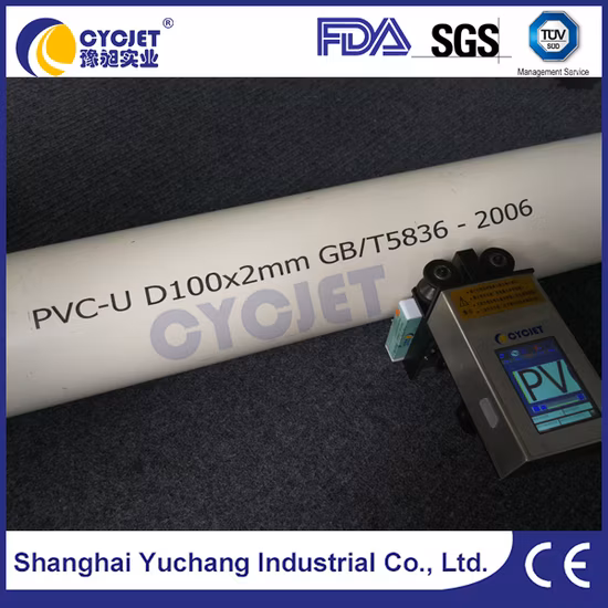 Cycjet Alt360 sem fio DOT Matrix PVC impressora de codificação a jato de tinta
