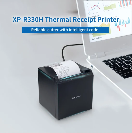 Xprinter XP-R330H OEM USB+LAN Auto Cutter POS Printer 80mm Impressora térmica de recibos